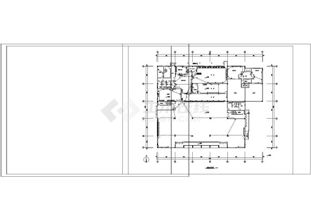 某食堂全套电气设计CAD施工图纸-图二