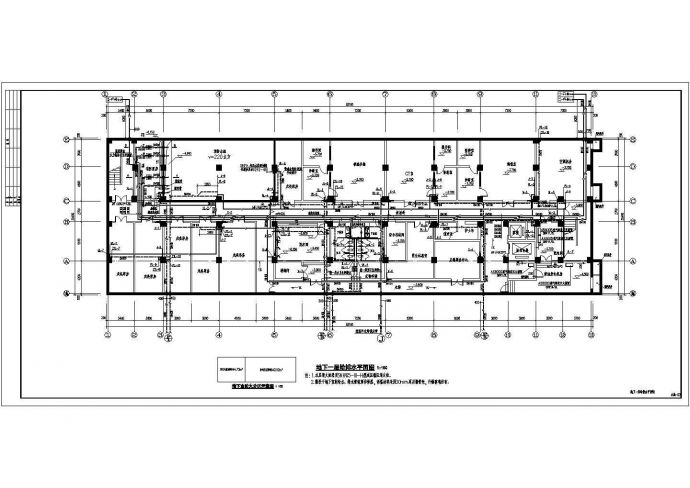 某医院六层综合门诊楼给排水设计图纸_图1