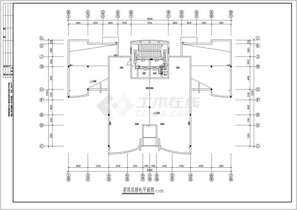 高层公寓弱电全套具体电气设计施工CAD图-图一