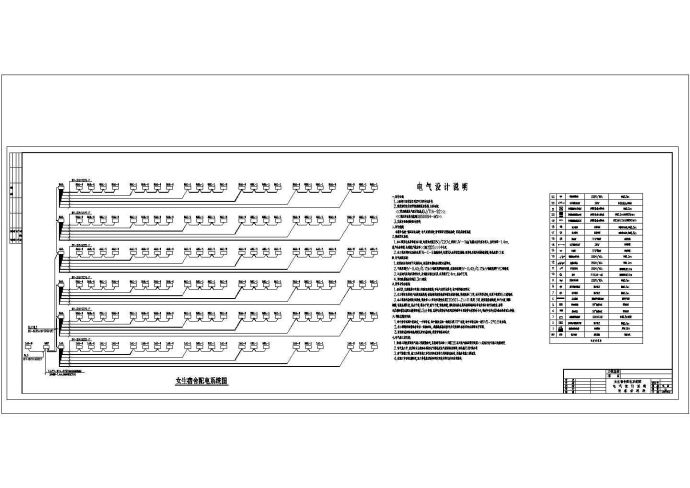 公寓宿舍全套具体电气设计施工CAD图_图1