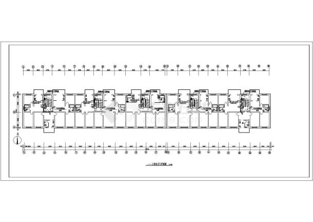 公寓宿舍楼全套详细电气cad施工平面图纸-图一