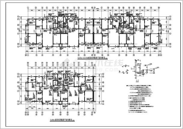 某地区18层剪力墙结构高层住宅结构施工图-图二