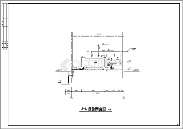 青岛某锅炉房全套设计施工图纸（含说明大样图）-图一