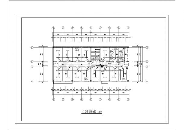 某宿舍楼全套具体电气设计施工CAD图-图二
