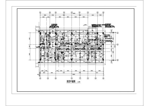 职工宿舍全套具体电气设计施工CAD图纸-图二