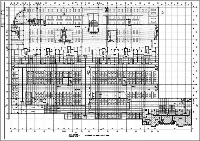 某地2层框架结构地下车库建筑设计施工图_图1