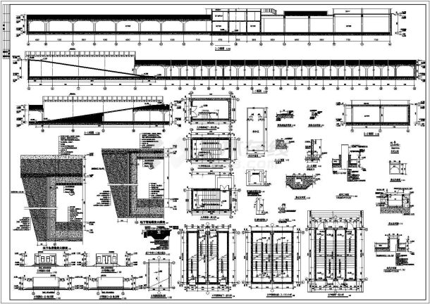 某地2层框架结构地下车库建筑设计施工图-图二