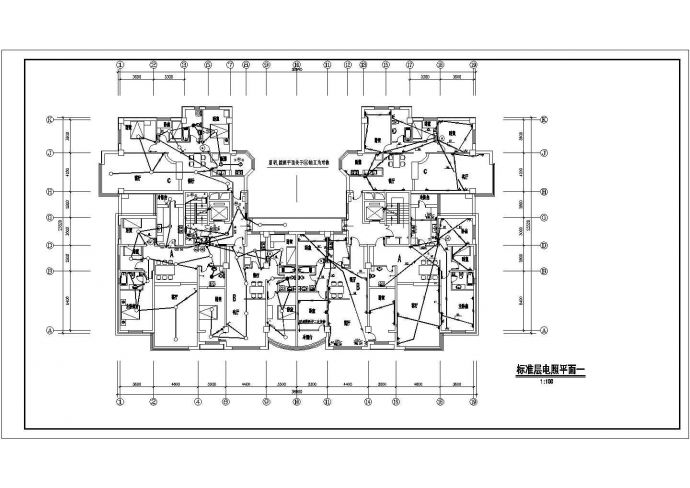 28层高层住宅全套具体电气设计施工CAD图_图1