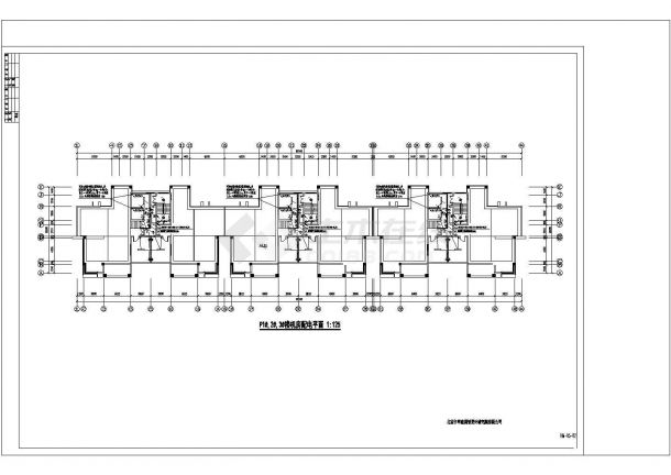 25层住宅全套具体电气设计施工CAD图-图二