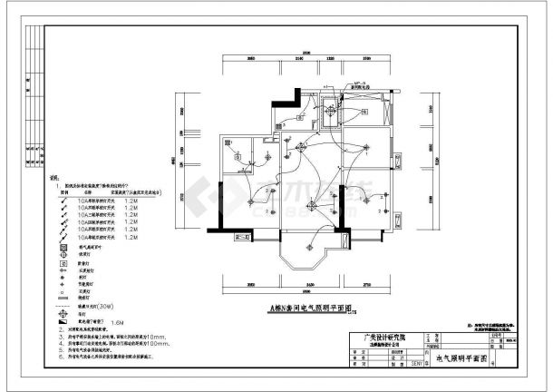 N型建筑、电器、给排水全套具体电气设计施工CAD图-图二