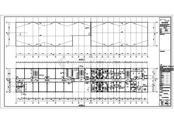 某地三层框架结构办公楼建筑方案图纸-图二