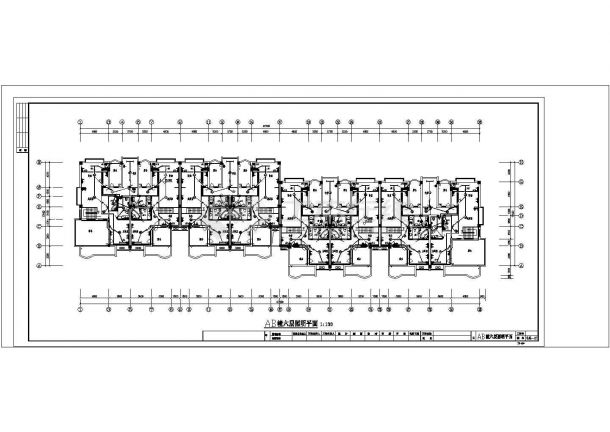 多层住宅全套具体电气设计与施工CAD图纸-图二