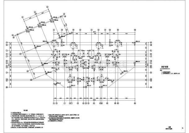 某小区10层住宅框架剪力墙结构设计施工图-图二