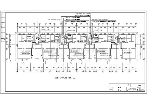 复式住宅楼全套具体施工电气设计CAD图纸-图二