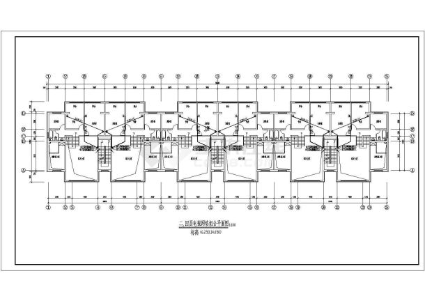 复式住宅楼全套具体施工和电气设计CAD图-图二