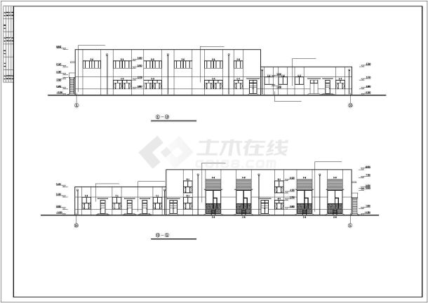 某地2层框架配电所建筑设计施工图-图二