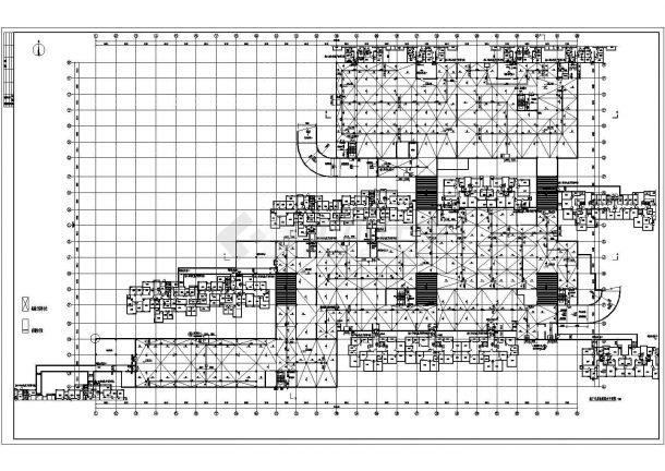 泰安某地下混凝土框架结构车库建筑施工图-图六