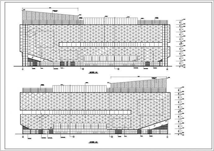 某地八层混凝土框架结构商场建筑施工图纸_图1