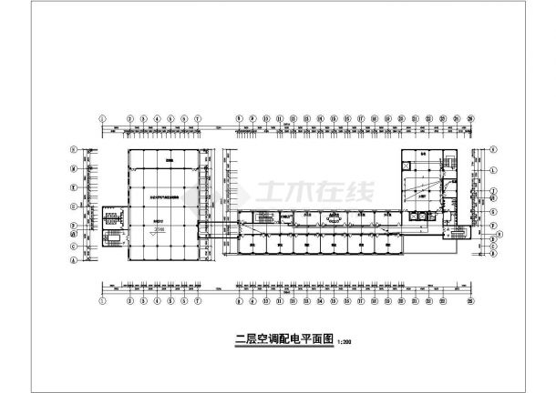 图书馆及档案馆全套电气设计施工CAD图-图二