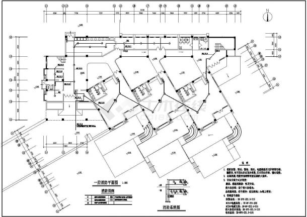新建规后幼儿园全套电气设计施工CAD图-图二