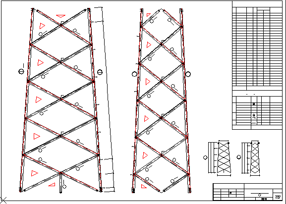 送电线路铁塔通用设计电气图纸（全套）_图1