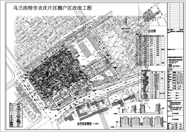 某市片区棚户区改造工程全套CAD施工图-图二