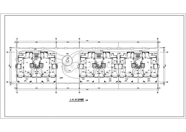 某小区高层部分全套详细施工电气设计CAD图-图二