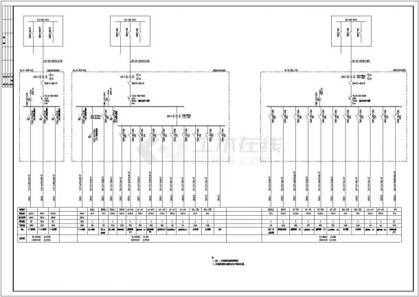 某小区高层强弱电系统全套详细施工电气设计CAD图-图二