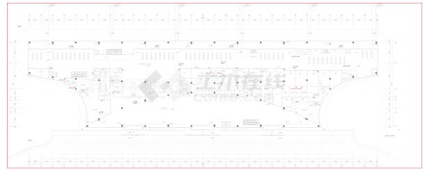 机场2层航站楼建筑结构水暖电设计施工图-图一