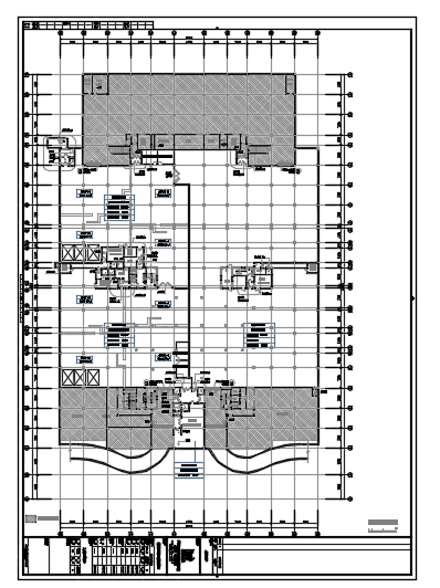 某大学翔安校区主楼群3#楼给排水设计施工CAD图-图二