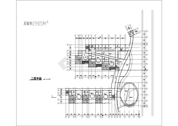 上海川沙4层框架结构幼儿园建筑方案设计图-图二