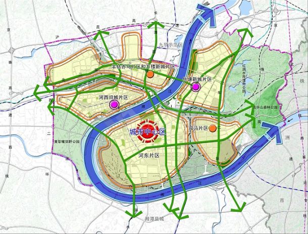 湘潭市城市空间发展规划-图一
