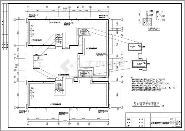 商住楼公寓全套详细施工电气设计CAD图-图二