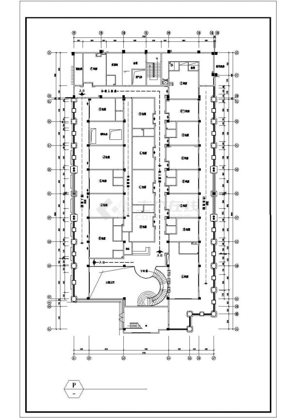  CAD Decoration Drawing of Donghai Chinese Restaurant of a City Hotel - Figure 1