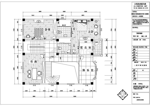 某地框架四层别墅建筑及结构施工图纸-图一