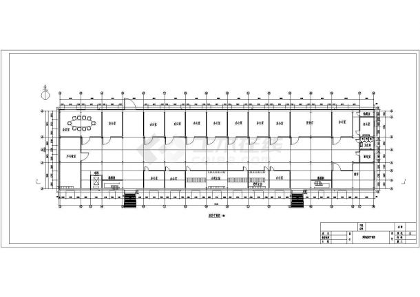某地3层钢结构超市建筑结构施工图纸-图二