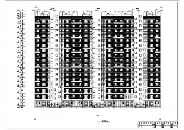 某18层剪力墙结构住宅楼建筑设计方案图（学生毕业设计）-图一