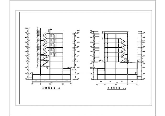 某地古建筑祠堂戏台建筑设计图（共计14张）_图1
