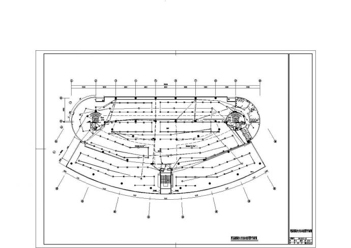 某地区特区体育馆电气全套设计CAD图_图1