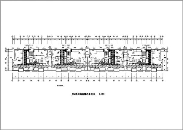 某小区多层住宅（部分带地下室）给排水施工图设计-图一