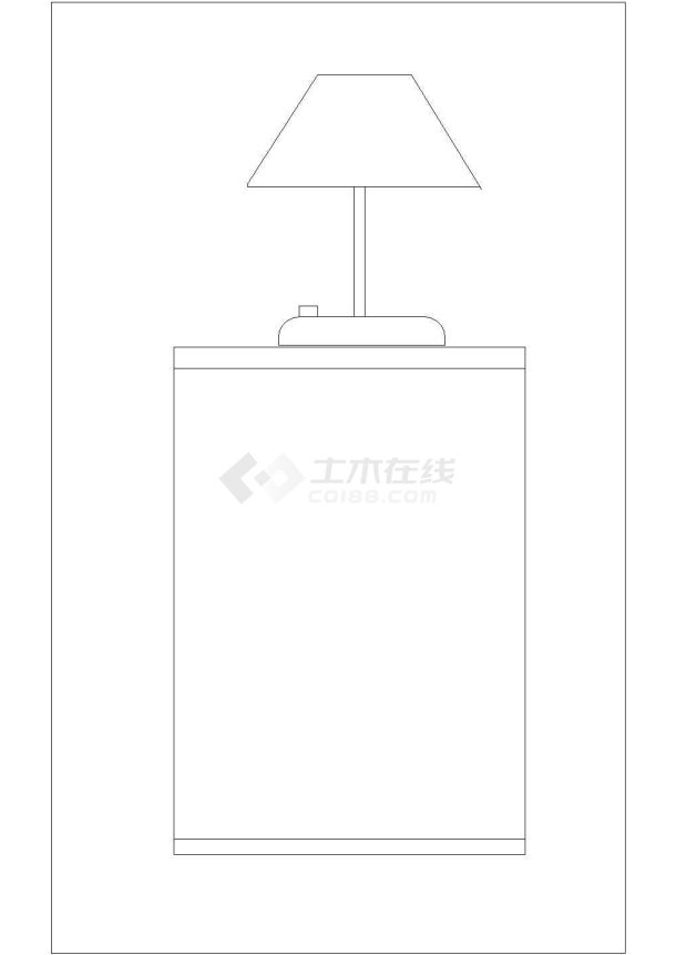 某商场正各种室内家具立面设计规划图-图二