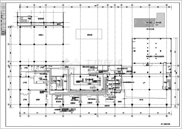 某地区医院系统弱电线路设计CAD图-图一