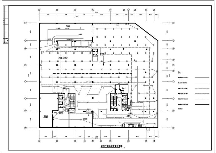 某地区农民公寓消防电气设计cad施工图_图1
