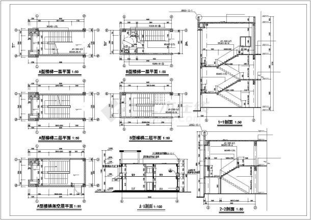 某二层综合办公楼建筑专业设计图纸-图一