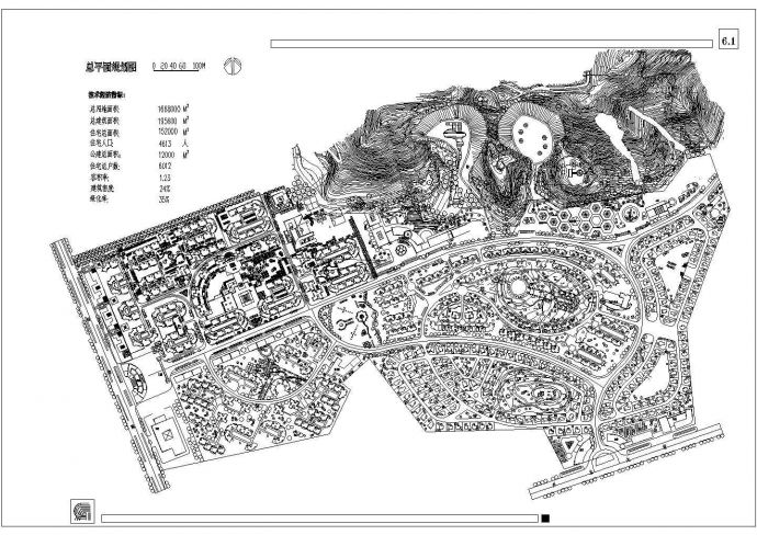 华南碧桂园小区建筑规划设计总平面图纸_图1