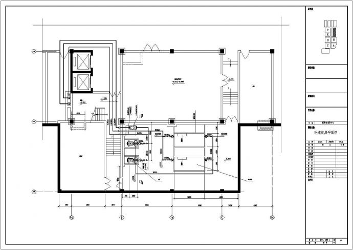 某市会展中心暖通设计经典cad施工图纸_图1