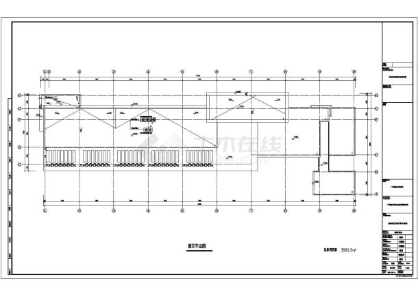 某市职业技术学校综合楼暖通设计经典cad施工图纸-图二