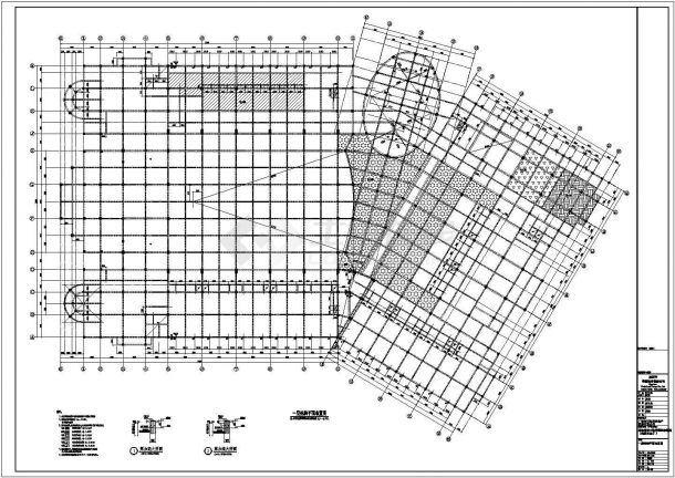 某地2层框架结构酒店全套结构施工图-图一