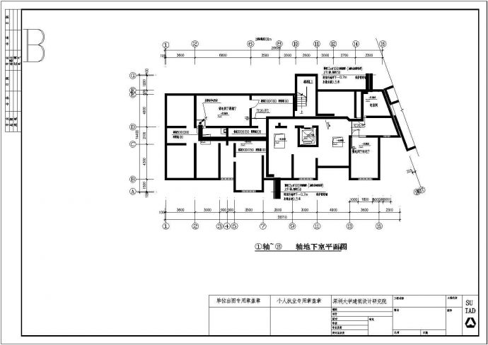 某地区11层住宅弱电设计cad施工图_图1