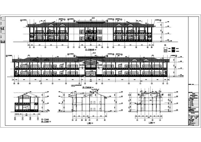 广西钦州两层框架结构酒店建筑设计施工图_图1
